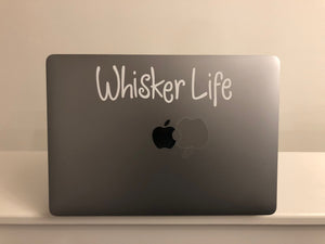 whisker life decal