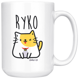 Ryko Sitting - Large 15oz Coffee Mug