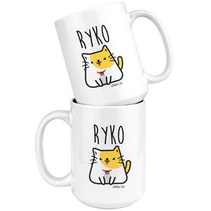 Ryko Sitting - Large 15oz Coffee Mug