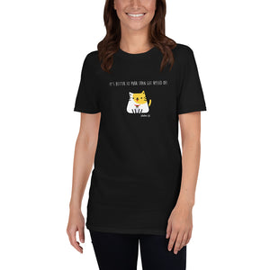 Ryko - It's Better To Purr Than Get Hissed Off - Short-Sleeve Womens T-Shirt
