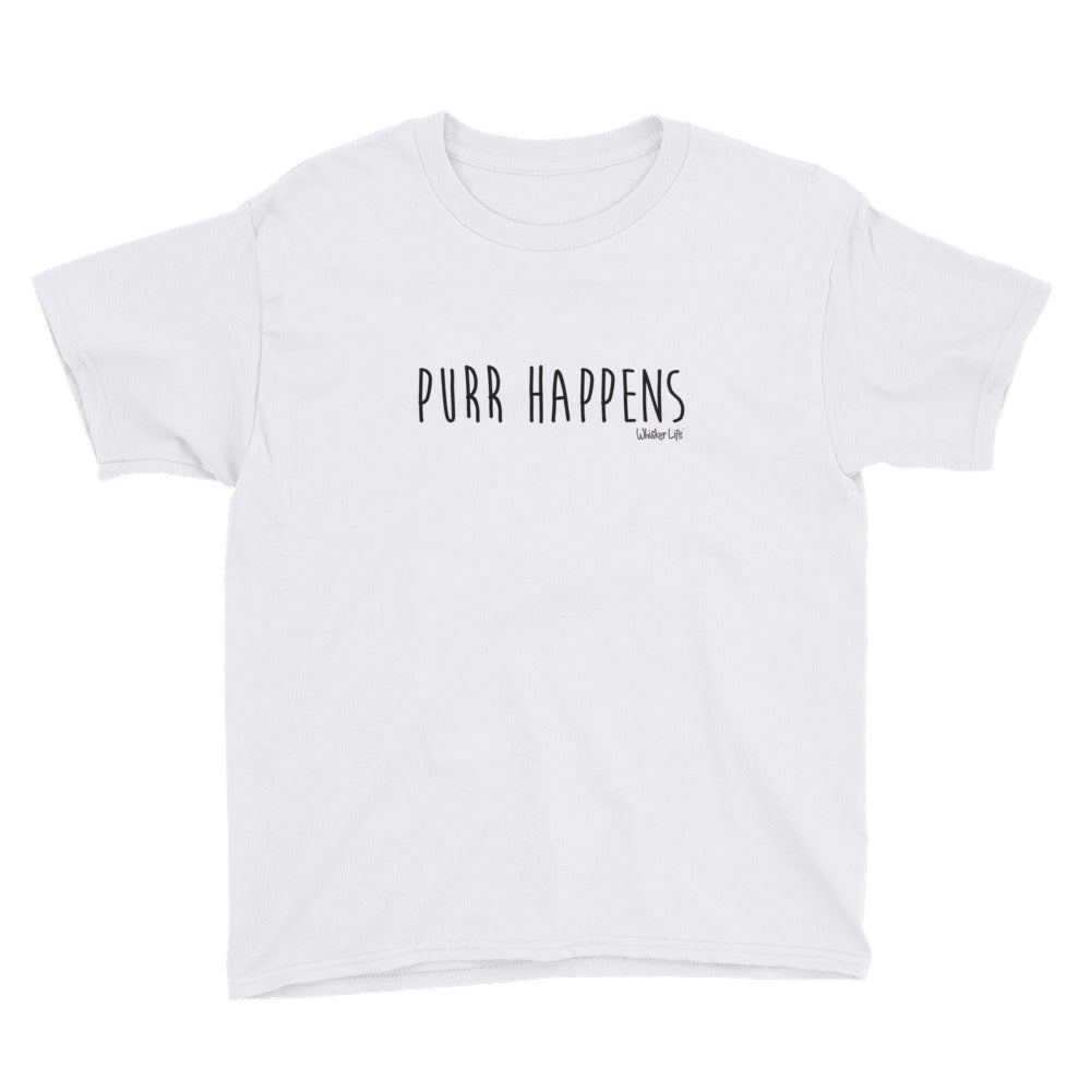 Purr Happens Youth Short Sleeve T-Shirt