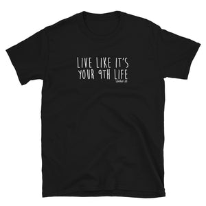 Live Like It's Your 9th Life - Short-Sleeve Womens T-Shirt