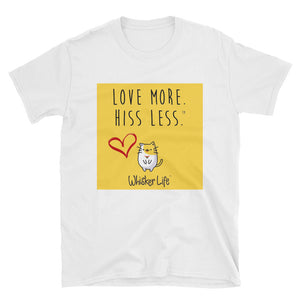 Love More Hiss Less Block Style Short-Sleeve Ladies T-Shirt