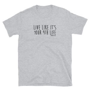 Live Like It's Your 9th Life - Short-Sleeve Womens T-Shirt