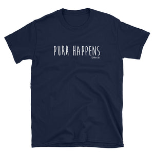 Purr Happens - Short-Sleeve Womens T-Shirt