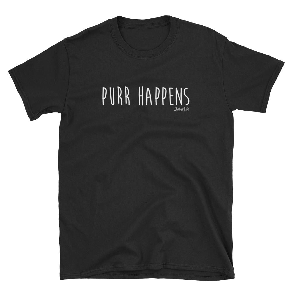 Purr Happens - Short-Sleeve Mens T-Shirt