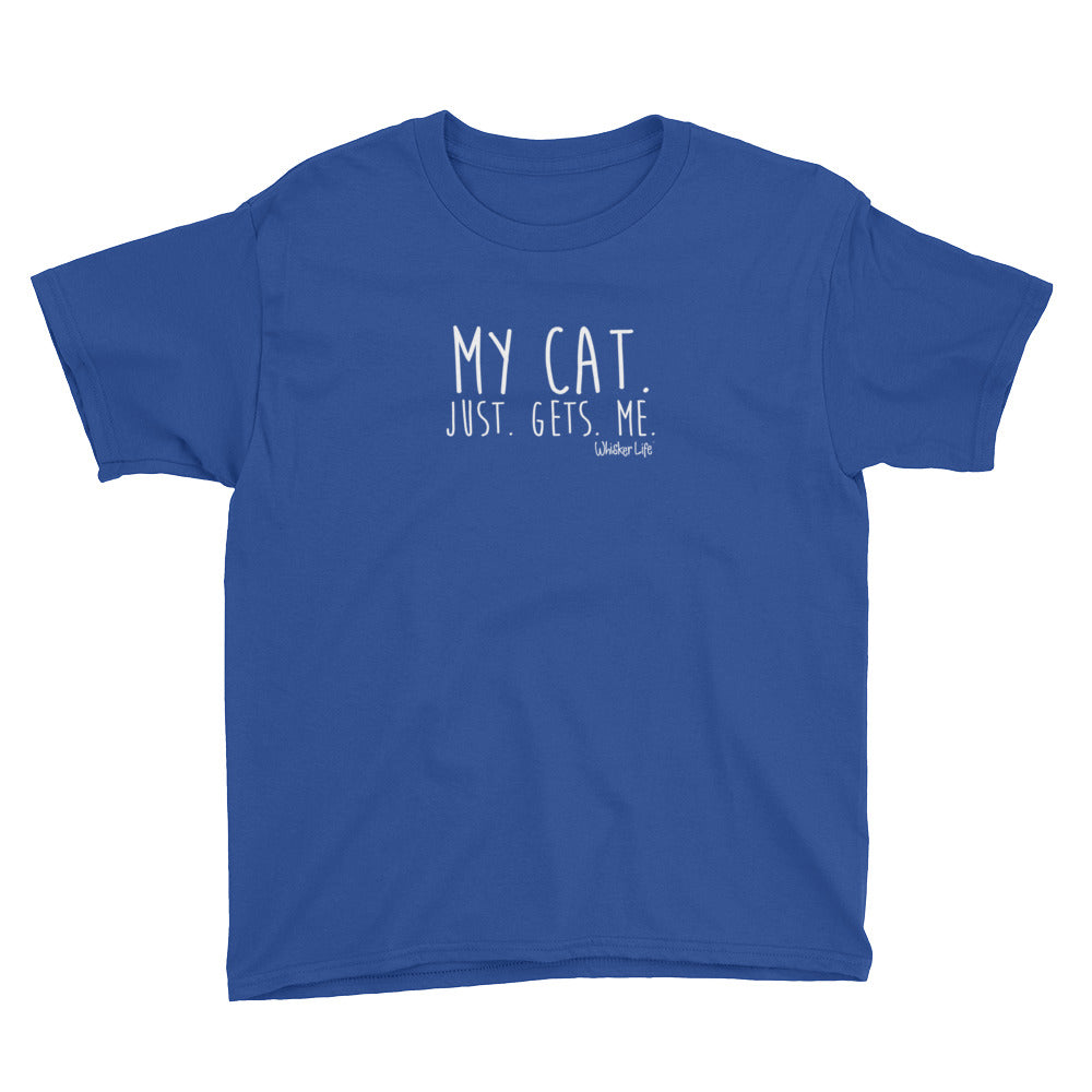 My Cat Just Gets Me - Youth Short Sleeve T-Shirt