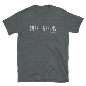 Purr Happens - Short-Sleeve Mens T-Shirt